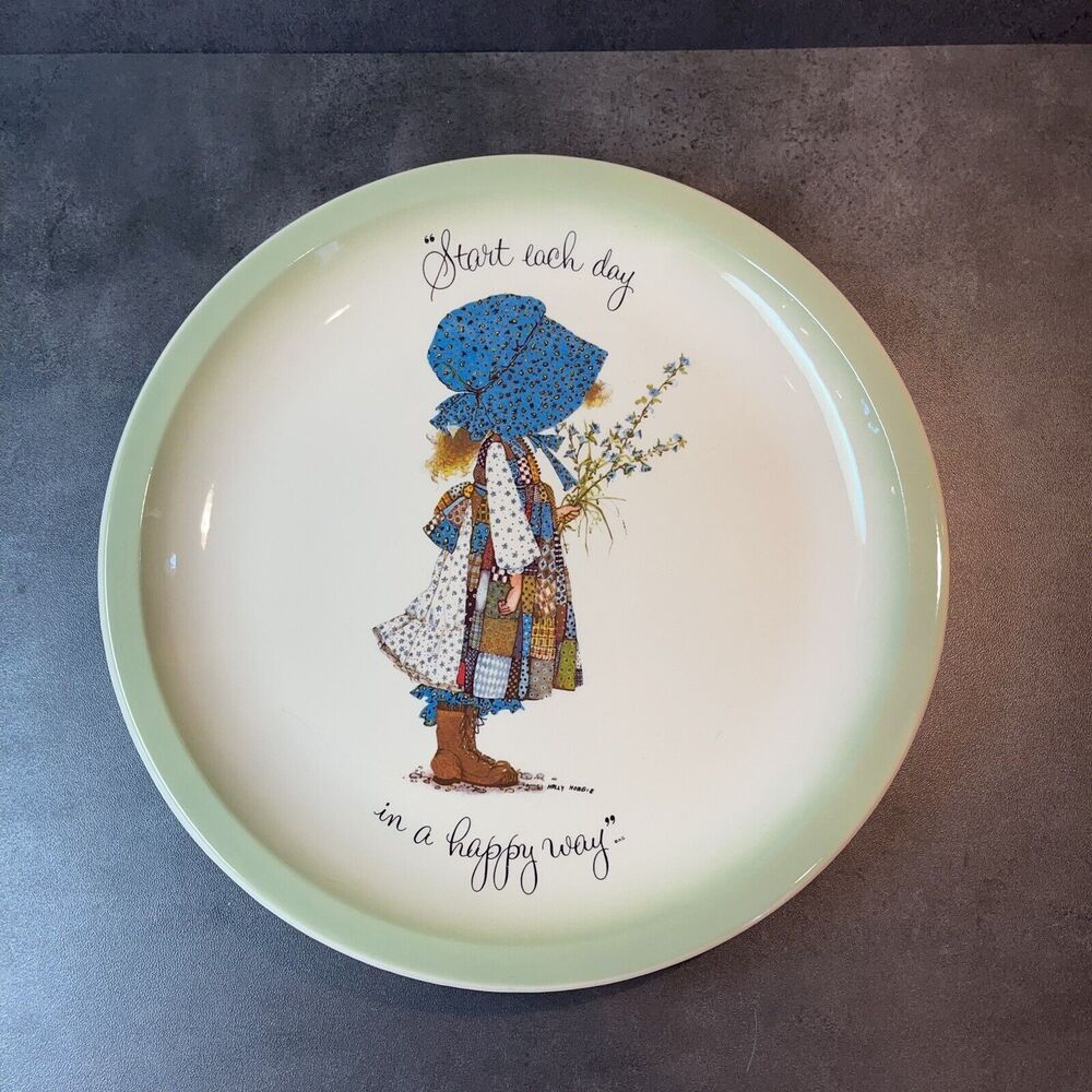 Holly Hobbie Plate Start Each Day In A Happy Way American Greetings dr1